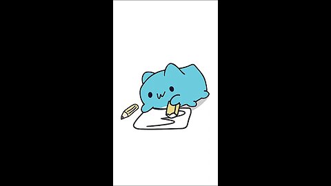Cat with eraser