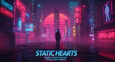 Static Hearts (Dark Synthwave Vocal Remix) [Music]