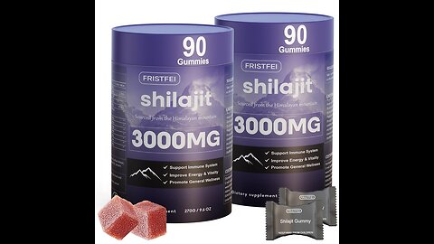 Vegan Shilajit Gummies for Men and Women