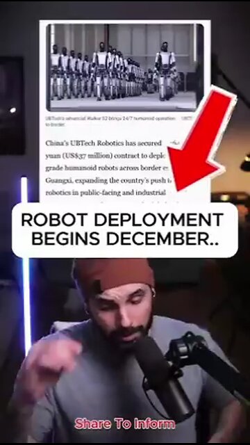 China To Deploy Humanoid Robots in December 2025