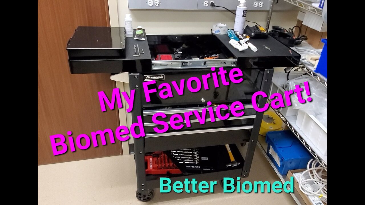 Favorite Biomed / BMET Service Cart