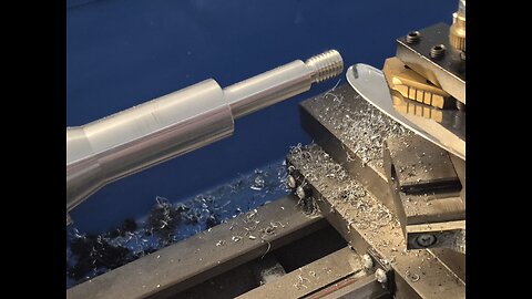 First cuts Turning Aluminum with a Butter Knife!?
