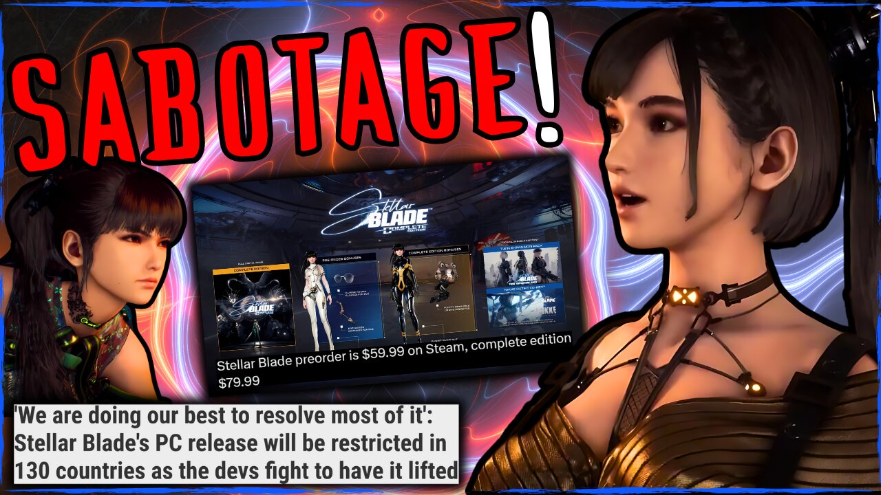 Stellar Blade PC is Being Sabotaged By Corporate GREED!