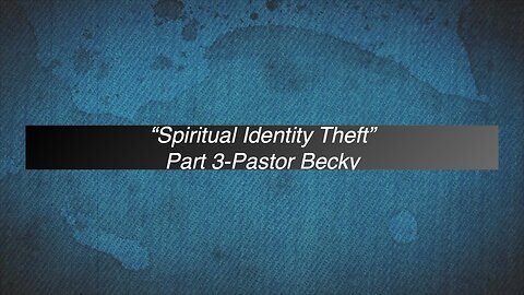 Spiritual Identity Theft - Pt 3 | Sunday Morning Service (09/14/2025) | JWC