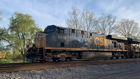 Lightning Fast CSX Train part 19 Speeding Spine Car