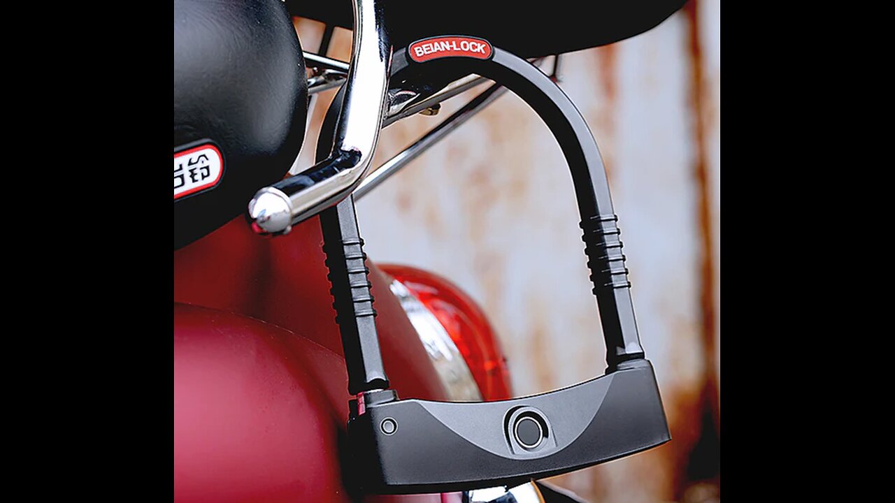 Smart Keys-free U-shaped Fingerprint Lock with Double Lock Technology, Smart Chip, Waterproof