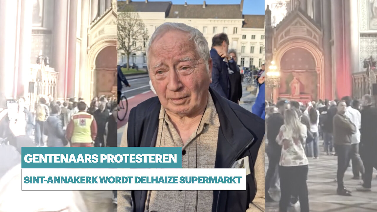 ⛪️ "Sint-Annakerk wordt Sint-Delhaize kerk" 03.04.25 Gent