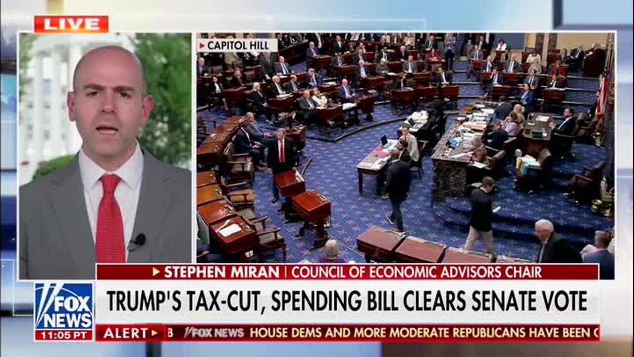 Stephen Miran: There’s Going To Be a $3 T of Tariffs Revenue, Which Is Good for Bringing Down the Deficit