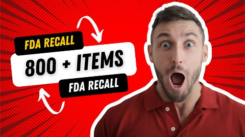 800 PLUS FDA RECALL-GOLD STAR DISTRIBUTION