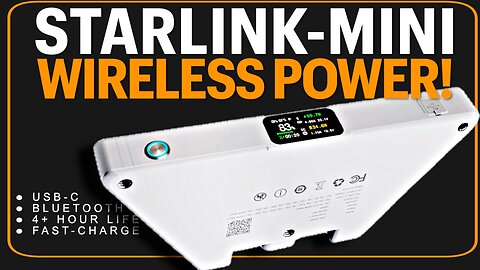 Power Your Starlink With No Wires! PeakDo Battery Pack For Starlink Mini