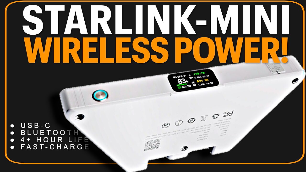 Power Your Starlink With No Wires! PeakDo Battery Pack For Starlink Mini