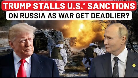 Trump Subtly Pushing Senate To Weaken Russia Sanctions Big Revelation As Putin Bleeds Ukraine