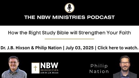 1255. How the Right Study Bible will Strengthen Your Faith