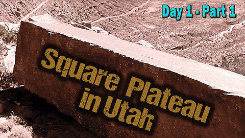 Square Plateau in Utah covered with Giant Blocks in an impossibly geometric pattern