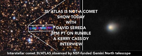 3I/ATLAS IS NOT A COMET WITH DAVID SEREDA