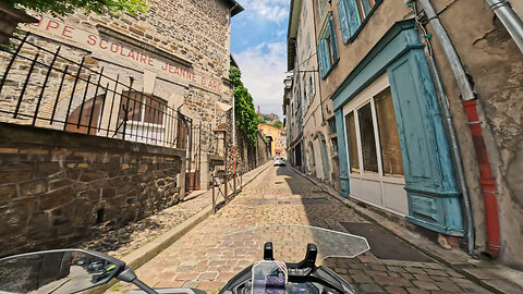 Discovering this old French city Le Puy-en-Velay | Yamaha Tracer 7