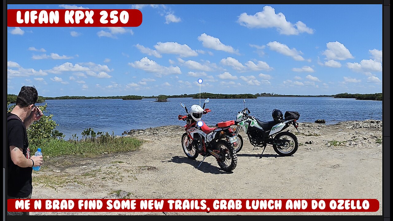 Long ride, New Trails, Lunch, Ozello, Brad almost gets taken out, Lifan KPX 250 Honda CRF250