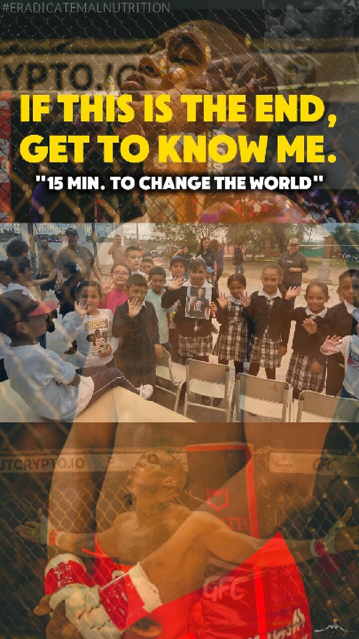 15 Minutes To Change The World | The Plan To #EradicateMalnutrition