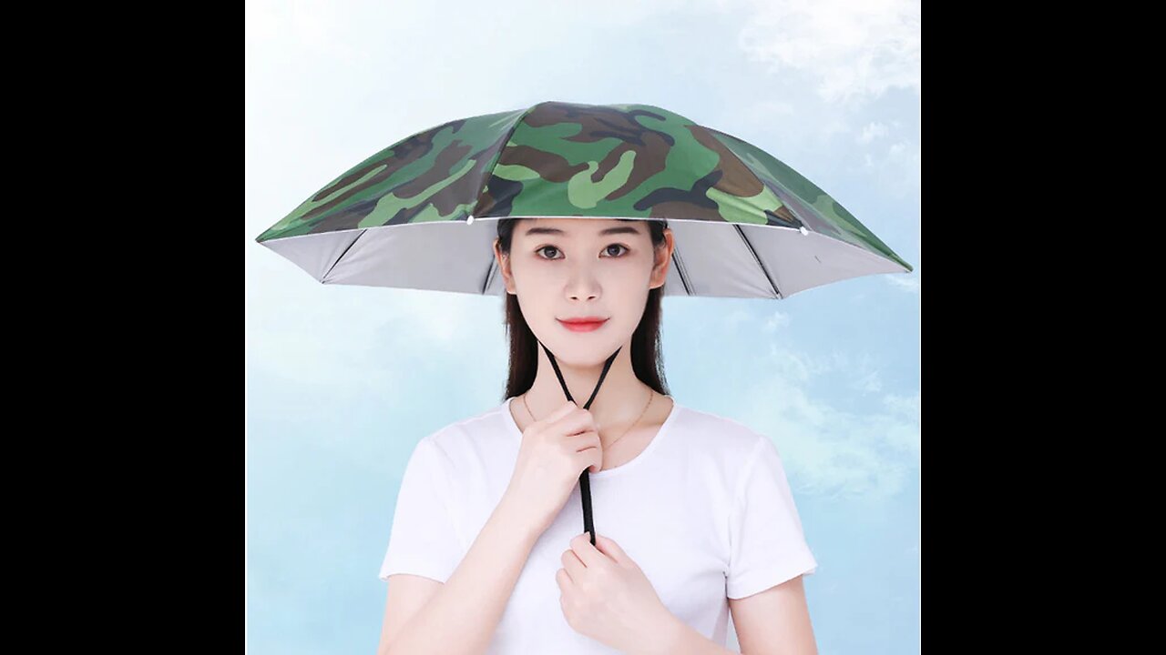 Head-worn Sunshade Sunscreen Umbrella Hat