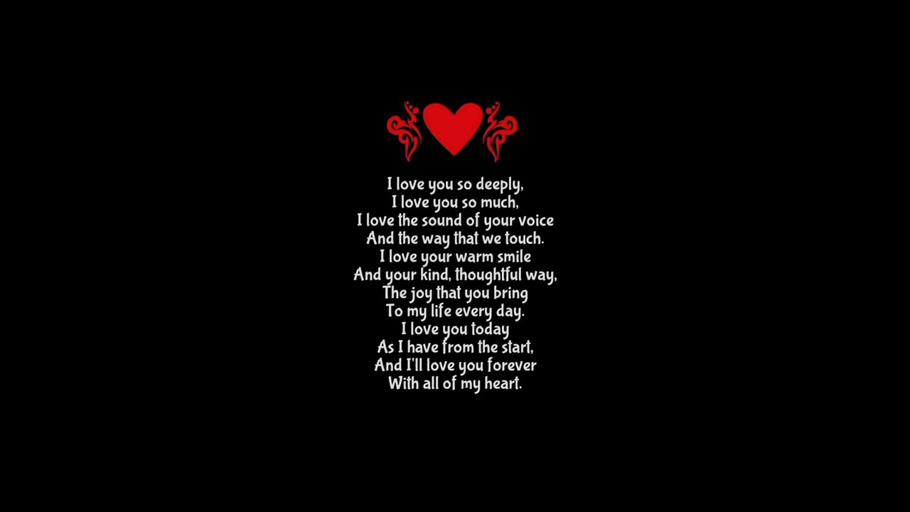 i love u