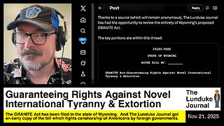 Guaranteeing Rights Against Novel International Tyranny & Extortion