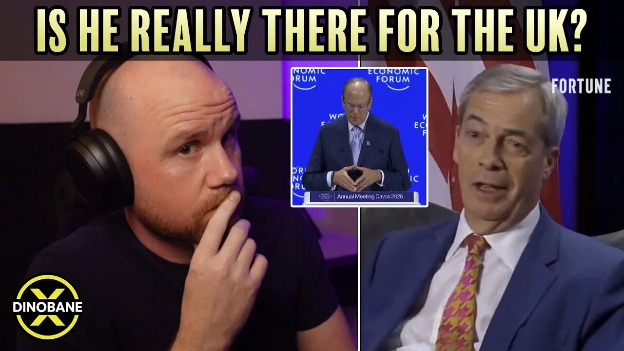 Nigel Farage Makes His World Economic Forum Debut.