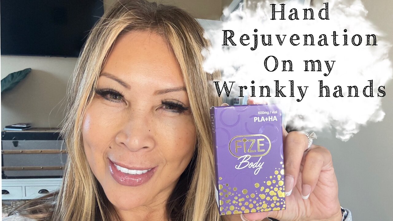 FIZE BODY FILLER ON MY WRINKLY HANDS | BUILDS MORE COLLAGEN