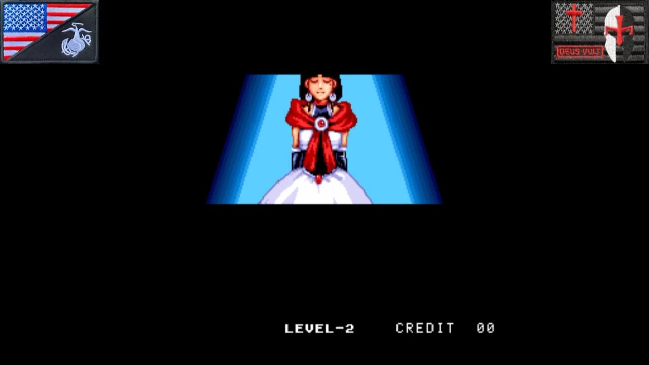The Ending Sequence: "ソニック・ウイングス2 {#4A}" [All Modes] (Arcade) [JP Version]