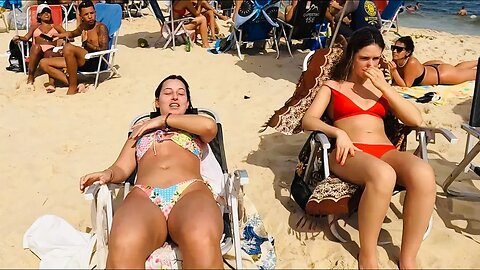 Leblon beach Rio de Janeiro Brazil 🌴 #brazilian #praia #beach