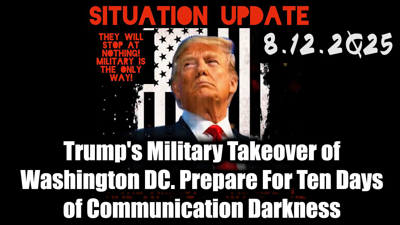 Siu 12. Trump Restoring New Republic Constitutional Order By Fri.15 Aug