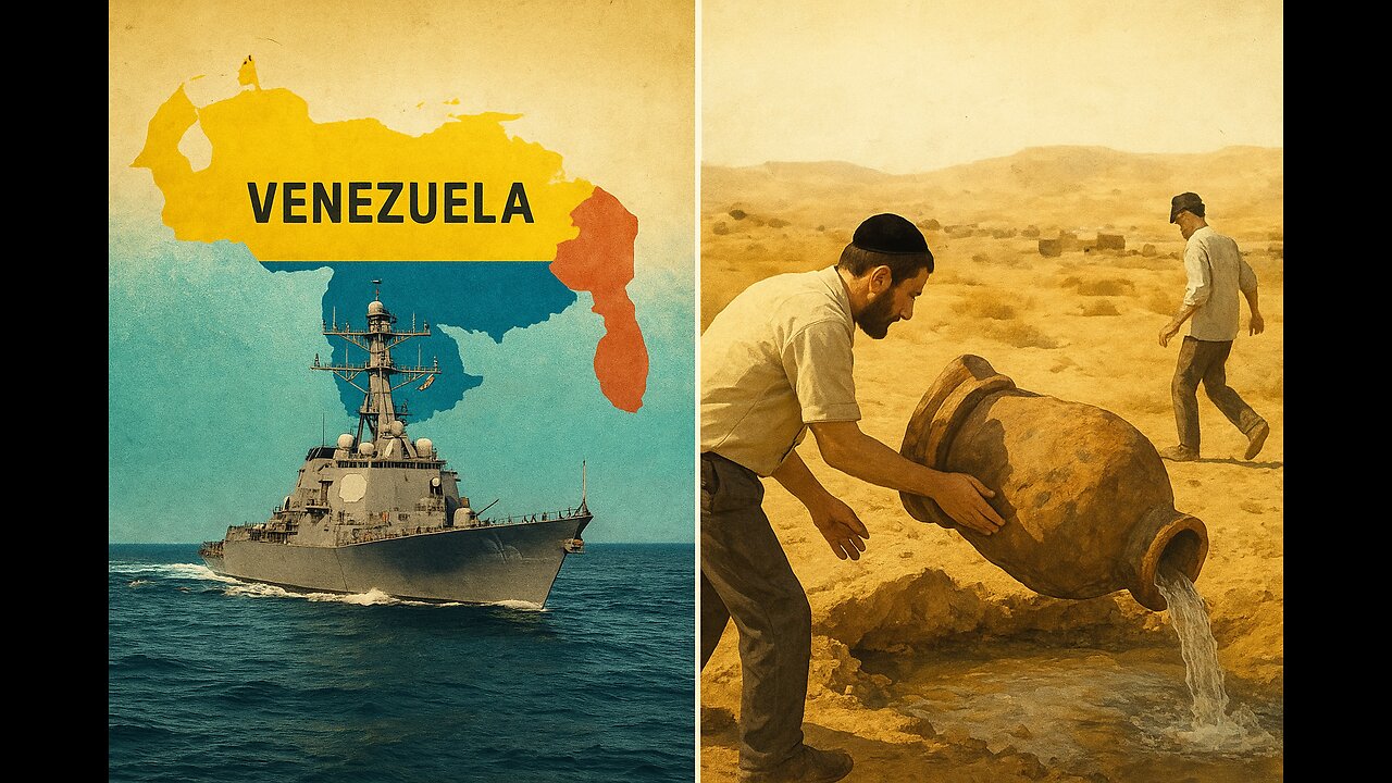 Trump Sends Warships as U.S. Targets Venezuela & Settlers Sabotage Palestinian Water