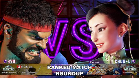 Kuya Kalbo SF6 Ranked Match Roundup. Chun Li Master Rank [Hori Fight Stick]