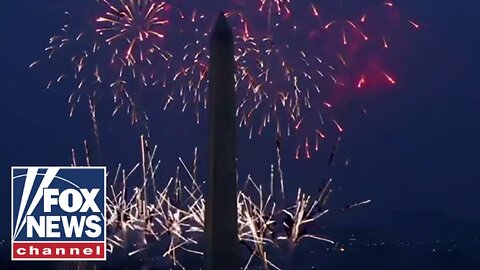 WATCH_ Fireworks LIGHT UP the DC skyline during Army parade to incredible music