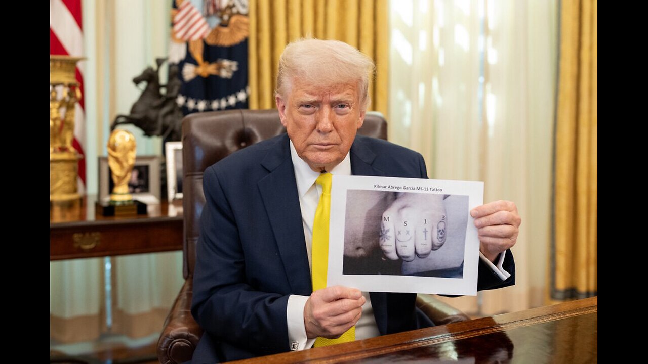 He’s got MS13 on his knuckles