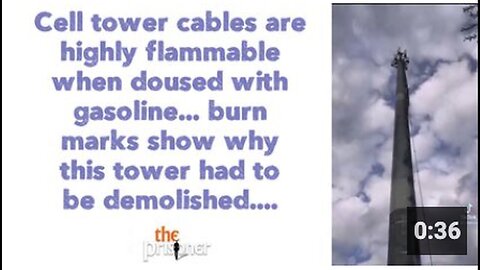 "Gasoline Use Renders Cell Tower Cables Highly Flammable"