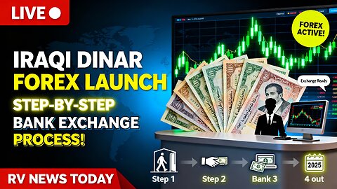 Iraqi Dinar Forex Launch & Step-by-Step Bank Exchange Process! 📜🏦 💥 IQD RV News 2025