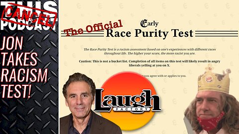 Jon Takes the Racism Test!