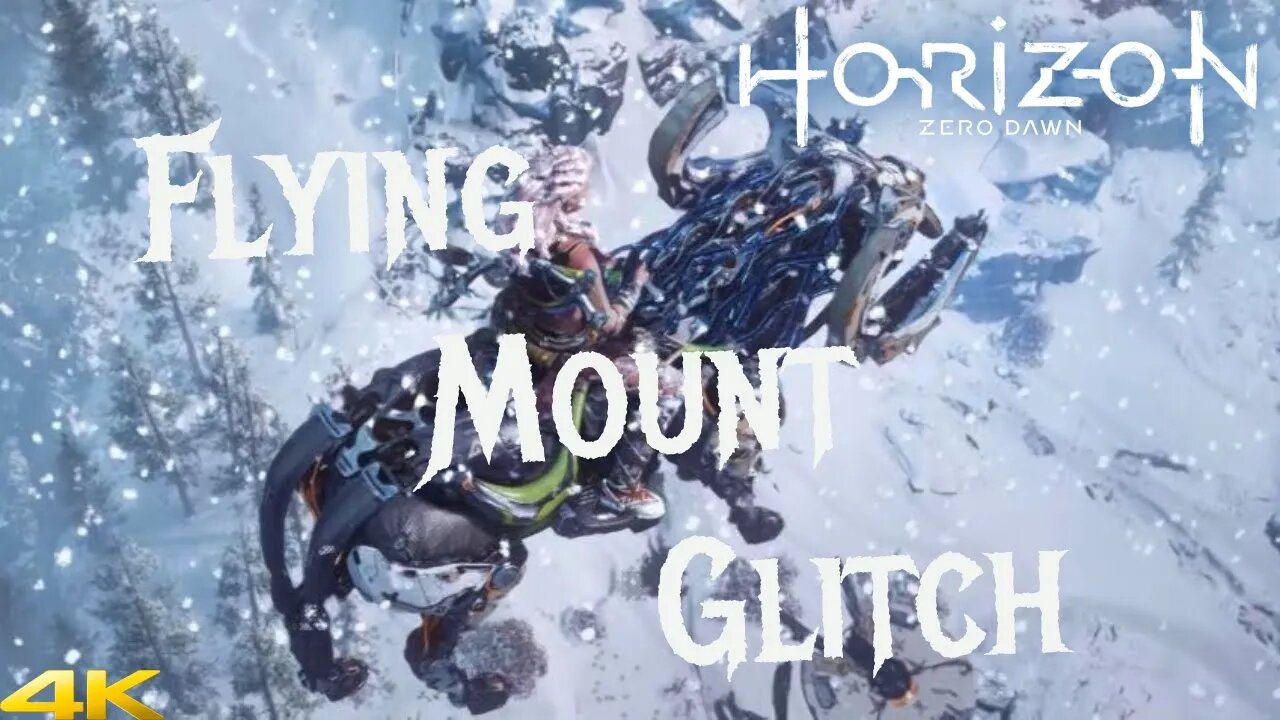 Horizon Zero Dawn: Frozen Wilds - Flying Mount Glitch