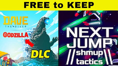 Retro Shmup and Godzilla DLC for Dave The Diver!