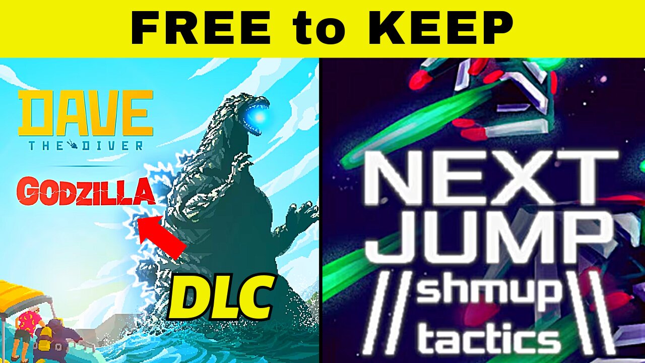 Retro Shmup and Godzilla DLC for Dave The Diver!