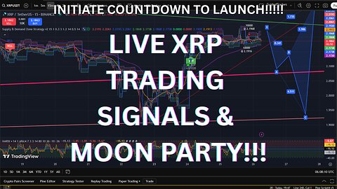 XRP 15 Min Chart | Buy & Sell Signals Live 🚀 | XRP MOON Party + Trade Bonus 💸
