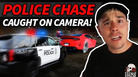 Crazy Police Chase Caught on Camera!