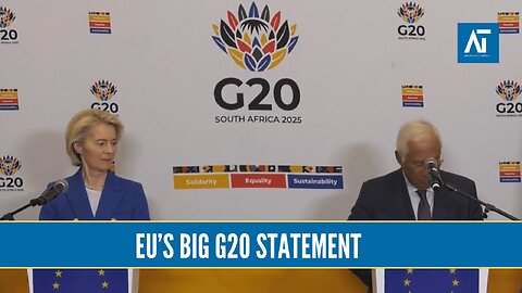 EU Leaders’ Bold Message Ahead of G20 Summit in South Africa | Europe Politics | Amaravati Today