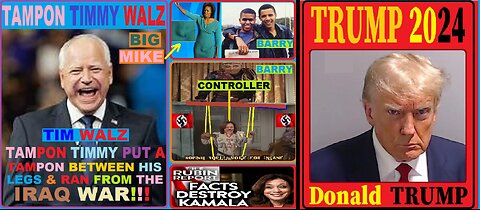 Tampon Tim Walz WHAT A LIAR! Kamala Harris SOLD OUT America as she SOLD OUT Afghanistan!