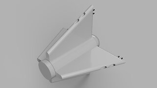 Micro Batwing Cross Prop Plane (Nose/Back Caps)