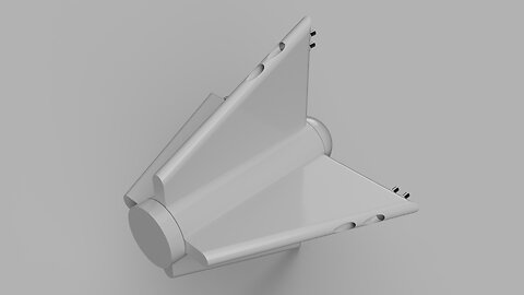 Micro Batwing Cross Prop Plane (Nose/Back Caps)