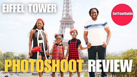 Eiffel Tower Photoshoot in Paris (GetYourGuide Review) – Is It Worth It? #Travel #Paris