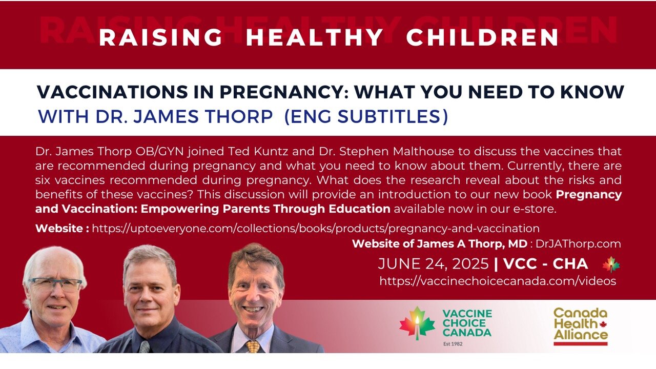 Vaccinations in Pregnancy: What You Need To Know with Dr. James Thorp