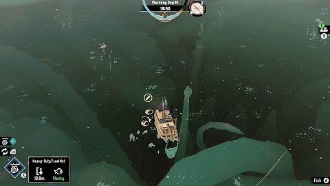 I got attacked by a tentacle monster!! (Dredge)