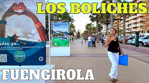Los Boliches Fuengirola - Sunset Walk Costa del Sol 🇪🇸 Spain [4K]